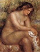 Pierre Renoir Bather Drying her Leg USA oil painting reproduction